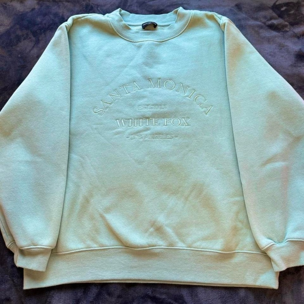 White Fox Boutique Santa Monica Crewneck Sweatshirt